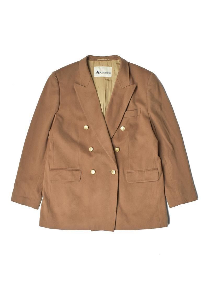 USED Aquascutum Wool Double Breasted Jacket DZ-1