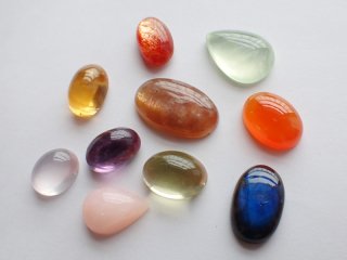 彩り天然石小粒10個セット【c2229】