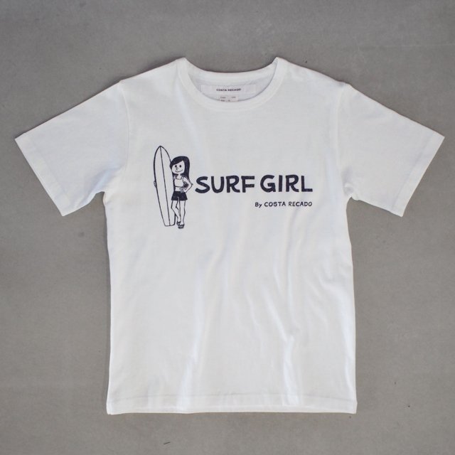 T-shirt  surf girl  navy/white