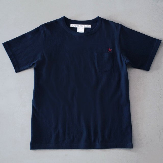 T-shirt 6.3oz navy hitode with pocket 