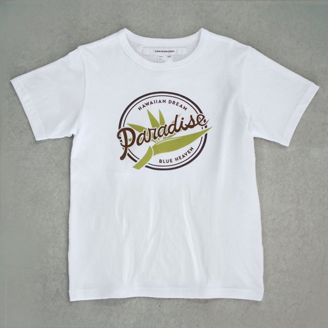 T-shirt bird of paradise /white