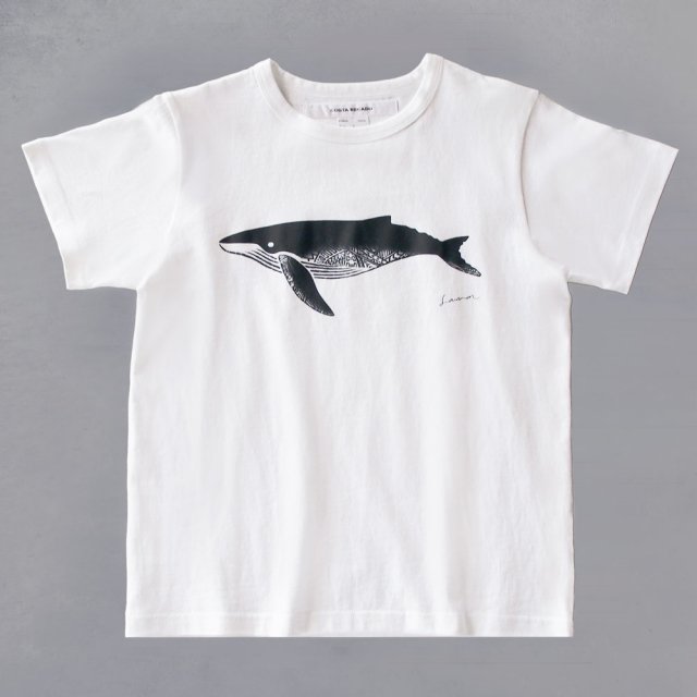 T-shirt whale /white