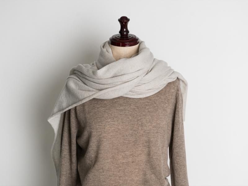 eleven 2nd cashmere large stole - factory zoomer / online shop eleven 2nd cashmere large stole - factory zoomer / online shop