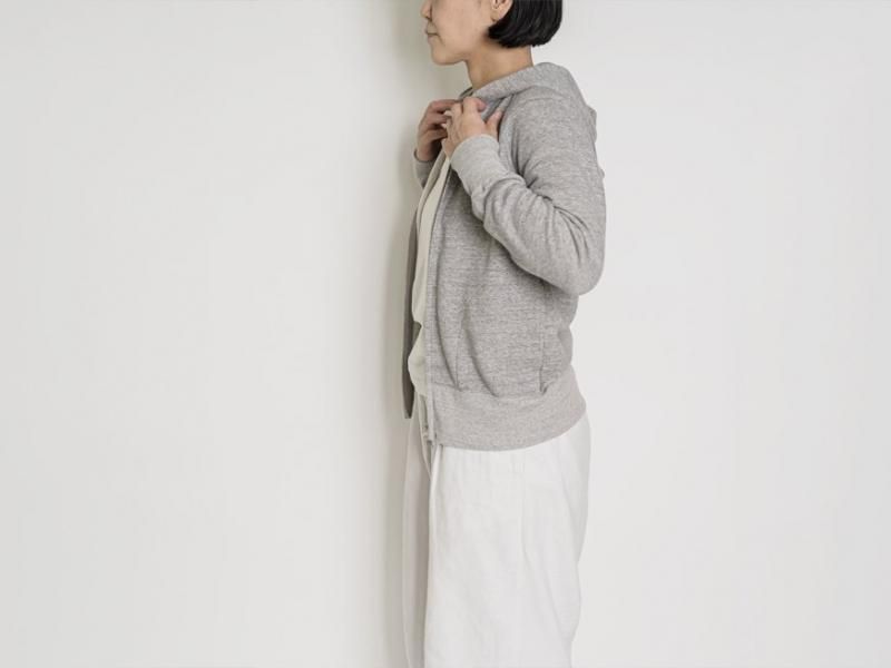 eleven 2nd ジップアップ eleven 2nd(イレブンセカンド) Cotton Sweat Jersey Hooded Zip-up