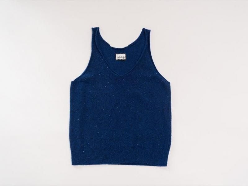 ユーモレスクhumoresqueニットベスト humoresque stardust vest - factory zoomer / online shop