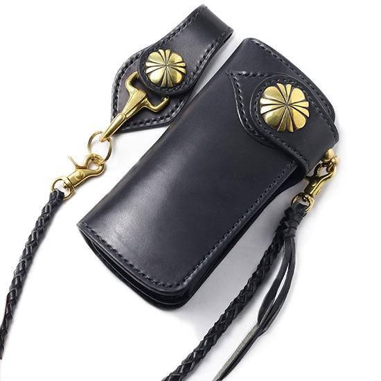 ★キトラ様★ウォレットロープ極太☆ハーマンオークレザー☆12本編み真鍮金具 ☆キトラ様☆ウォレットロープ極太☆ハーマンオークレザー☆12本編み真鍮