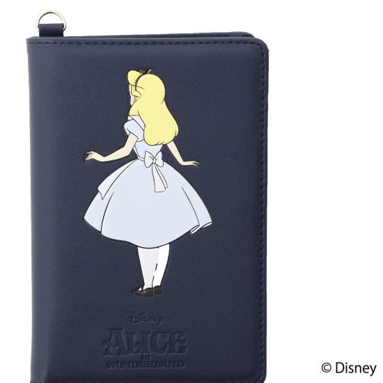 限定生産品 Disney ディズニー ふしぎの国のアリス デザイン パスポートケース 数量限定