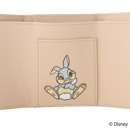 限定生産品 Disney ディズニー 『バンビ』デザイン 三つ折り財布 ウォレット レディース 数量限定