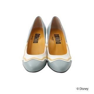 【美品】プラスアンク ディズニー ダンボ パンプス 22cm ブルーグレー SHOES / パンプス - Plus Anq プラスアンク