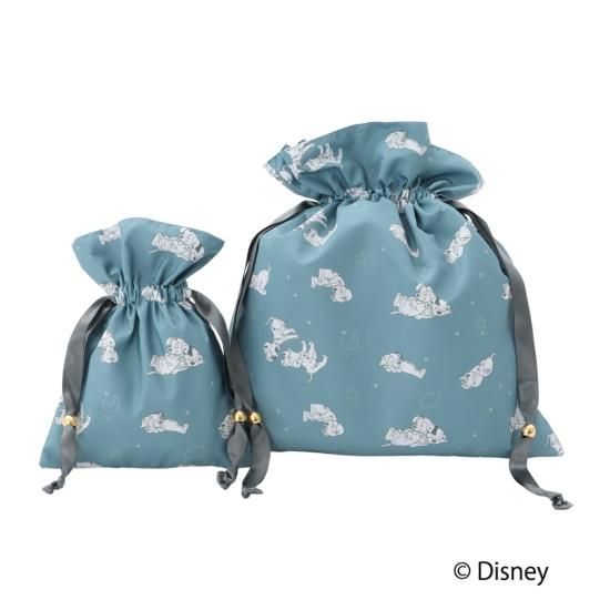 Disneyディズニー100　ブランケット　クッション　ファイル　バッグ巾着袋 限定生産品『101匹わんちゃん』デザイン 巾着 婦人用 数量限定