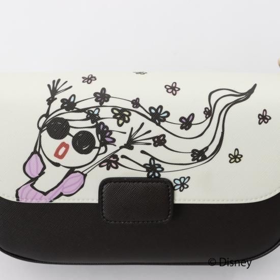 【注目コラボ】LoungeflyxDisneyゆらゆら動くラプンツェルバッグ Disney ラプンツェル デザイン ショルダーバッグ ディディ ラ