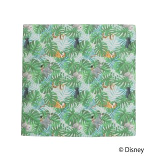 【SPRING SALE 10%OFF】Disney 『ジャングル・ブック』デザイン スカーフハンカチ  