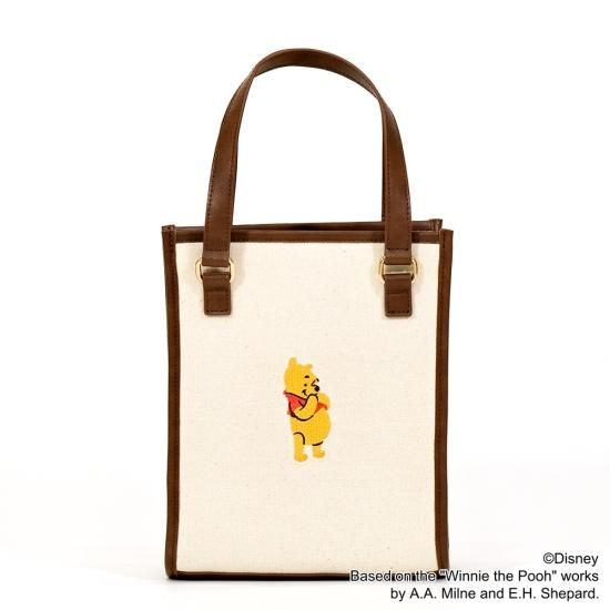 くまのプーさん デザイン キャンバストートバッグ