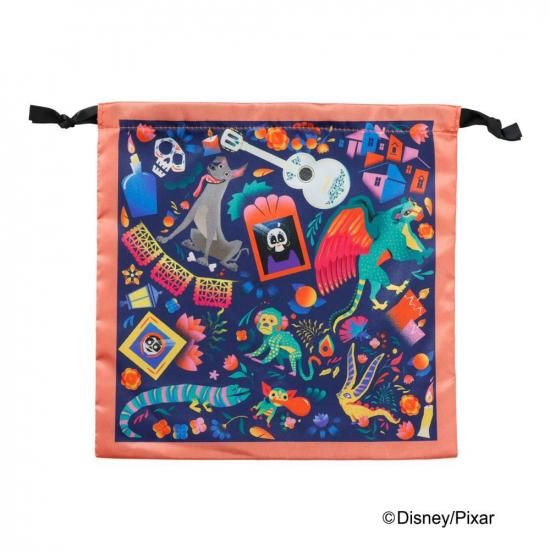 Disney 『 リメンバー・ミー 』 デザイン サテン巾着 - Plus Anq
