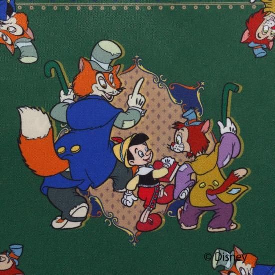 Disney 『 ピノキオ 』 デザイン サテン巾着 ファウルフェロー