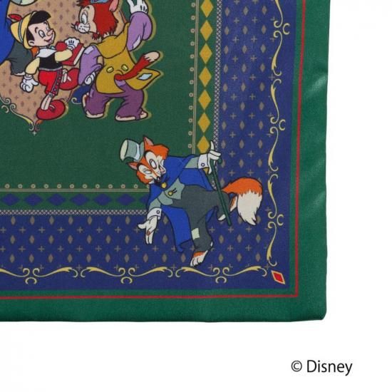 Disney 『 ピノキオ 』 デザイン サテン巾着 ファウルフェロー