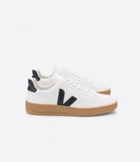 VEJA V-12 EXTRA White Black Gum Sole 