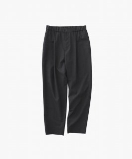 ATON （22SS）WOOL TROPICAL 　TAPERED EASY PANTS　 CHARCOAL GRAY　