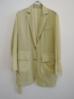 rito structure（22SS）SEE THROUGH COTTON JACKET　YELLOW　