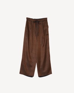<img class='new_mark_img1' src='https://img.shop-pro.jp/img/new/icons20.gif' style='border:none;display:inline;margin:0px;padding:0px;width:auto;' />rito structure（22AW）REVERSIBLE GEOMETRIC PATTERN PANTS　BROWN　　