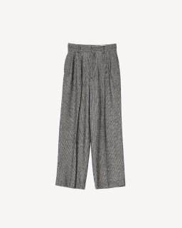 rito structure（22AW）TWEED PANTS　black/white