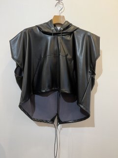 <img class='new_mark_img1' src='https://img.shop-pro.jp/img/new/icons34.gif' style='border:none;display:inline;margin:0px;padding:0px;width:auto;' />rito structure22AWECO LEATHER HOODED VESTBLACK