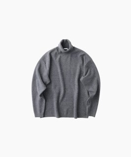 <img class='new_mark_img1' src='https://img.shop-pro.jp/img/new/icons20.gif' style='border:none;display:inline;margin:0px;padding:0px;width:auto;' />ATON（22AW）FINE WOOL MELTON TURTLENECK SWEATER　 GRAY　
　