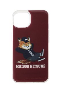 MAISON KITSUNE (22AW) DRESSED FOX IPHONE 13 CASEWINE LEES