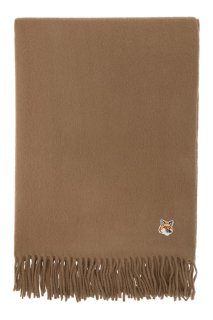 <img class='new_mark_img1' src='https://img.shop-pro.jp/img/new/icons1.gif' style='border:none;display:inline;margin:0px;padding:0px;width:auto;' />MAISON KITSUNE FOX HEAD PATCH WOOL SCARF　BEIGE　
