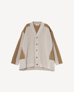 <img class='new_mark_img1' src='https://img.shop-pro.jp/img/new/icons6.gif' style='border:none;display:inline;margin:0px;padding:0px;width:auto;' />rito structure(23SS)　RECYCLE　POLYESTER　TWEED　KNIT　CARDIGAN　BEIGE　