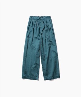 ATON（23SS）TUCKED WIDE PANTS　GREEN　
　