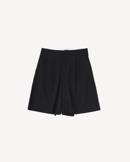 <img class='new_mark_img1' src='https://img.shop-pro.jp/img/new/icons20.gif' style='border:none;display:inline;margin:0px;padding:0px;width:auto;' />　rito structure(23SS) SUMMER WOOL TAILORED SHORT PANTS　BLACK　