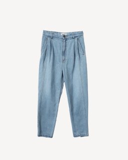 <img class='new_mark_img1' src='https://img.shop-pro.jp/img/new/icons1.gif' style='border:none;display:inline;margin:0px;padding:0px;width:auto;' />rito structure(23SS) Hemp Denim Slim Fit PantsBLUE