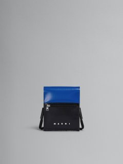 MARNI (23SS) MARNI    POUCH ON STRAP   BLACK/ROYAL