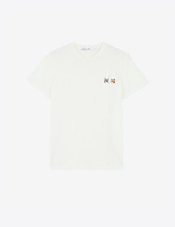<img class='new_mark_img1' src='https://img.shop-pro.jp/img/new/icons1.gif' style='border:none;display:inline;margin:0px;padding:0px;width:auto;' />MAISON KITSUNE (23SS) DOUBLE FOX HEAD PATCH CLASSIC TEEーSHIRT　LATTE