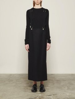 THE RERACS23AW RERACS SUSPENDER PENCIL SKIRTDARK  NAVY