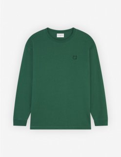 <img class='new_mark_img1' src='https://img.shop-pro.jp/img/new/icons1.gif' style='border:none;display:inline;margin:0px;padding:0px;width:auto;' />MAISON KITSUNE (23AW）TONAL FOX HEAD PATCH COMFORT LONG SLEEVES TEE SHIRT（BOTTLE GREEN）
