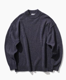 <img class='new_mark_img1' src='https://img.shop-pro.jp/img/new/icons41.gif' style='border:none;display:inline;margin:0px;padding:0px;width:auto;' />ATON23AWMOCKNECK SWEATER    NAVY
