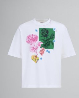 <img class='new_mark_img1' src='https://img.shop-pro.jp/img/new/icons1.gif' style='border:none;display:inline;margin:0px;padding:0px;width:auto;' /> 24SS MARNI T-SHIRTLILY WHITEˡ