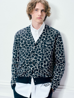 MAISON KITSUNE    HANDWRITTING CASUAL BD SHIRTWHITE