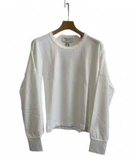 <img class='new_mark_img1' src='https://img.shop-pro.jp/img/new/icons1.gif' style='border:none;display:inline;margin:0px;padding:0px;width:auto;' />STUDIO NICHOLSON  JERSEY WOMENS LONG SLEEVE T-SHIRTOPTIC WHITE