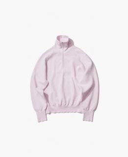 ATON25SSHALF ZIP SWEATERPINK

