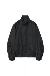 IRENISA(25AW)EPAULET ZIP-UP BLOUSON/CHARCOAL GRAY