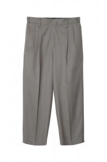 IRENISA(25AW) TWO TUCKS WIDE TROUSERS/STONE GRAY