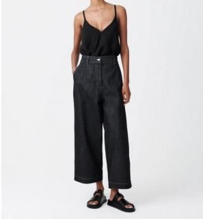 STUDIO NICHOLSON(25FW)CHALCO WIDE CROP PANT/ RAW INDIGO