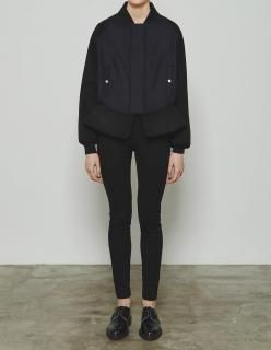 THE RERACS25FWRERACS PEPLUM AWARD JAKCET (DARK NAVY)