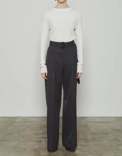 <img class='new_mark_img1' src='https://img.shop-pro.jp/img/new/icons14.gif' style='border:none;display:inline;margin:0px;padding:0px;width:auto;' />THE RERACS (25FW) THE SLACKS BELTED 2TUCK (TOP GRAY)