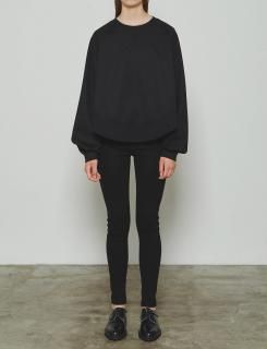 <img class='new_mark_img1' src='https://img.shop-pro.jp/img/new/icons14.gif' style='border:none;display:inline;margin:0px;padding:0px;width:auto;' />THE RERACS(25FW)RERACS A-LINE SHORT RAGLAN SWEAT(BLACK)