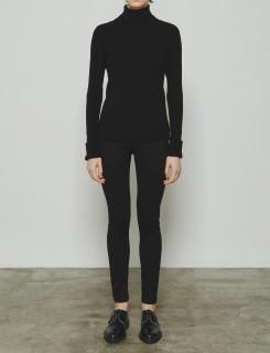 THE RERACS(25FW)RERACS RAGLAN TURTLE NECK PULLOVER KNIT WOMENS(BLACK)