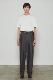 <img class='new_mark_img1' src='https://img.shop-pro.jp/img/new/icons14.gif' style='border:none;display:inline;margin:0px;padding:0px;width:auto;' /> THE RERACS25FW THE BELTED WIDE DENIM(GRAY)